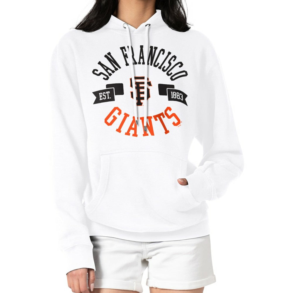 White San Francisco Giants G-III 4Her by Carl Banks Women's City Graphic Pullover Hoodie