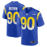 Earnest Brown IV Team Game Jersey - Los Angeles Rams Jerseys