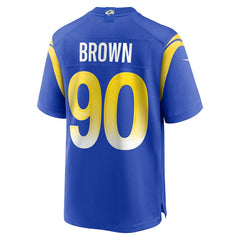 Earnest Brown IV Team Game Jersey - Los Angeles Rams Jerseys