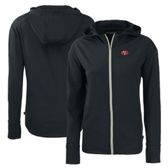Cutter & Buck Women's Throwback Daybreak Eco Recycled Half-Zip Hoodie - San Francisco 49ers Hoodies