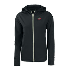 Cutter & Buck Women's Throwback Daybreak Eco Recycled Half-Zip Hoodie - San Francisco 49ers Hoodies