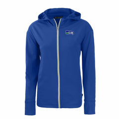 Cutter & Buck Women's Throwback Daybreak Eco Recycled Half-Zip Hoodie - Seattle Seahawks Hoodies