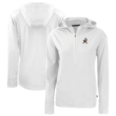 Cutter & Buck Women's Throwback Daybreak Eco Recycled Half-Zip Hoodie - Cleveland Browns Hoodies
