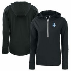 Cutter & Buck Women's Throwback Daybreak Eco Recycled Half-Zip Hoodie - Detroit Lions Hoodies