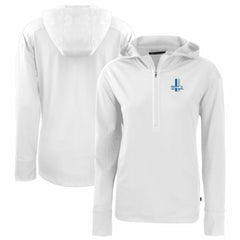 Cutter & Buck Women's Throwback Daybreak Eco Recycled Half-Zip Hoodie - Detroit Lions Hoodies