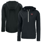 Cutter & Buck Women's Throwback Daybreak Eco Recycled Half-Zip Hoodie - San Francisco 49ers Hoodies