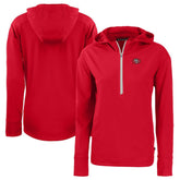 Cutter & Buck Women's Throwback Daybreak Eco Recycled Half-Zip Hoodie - San Francisco 49ers Hoodies