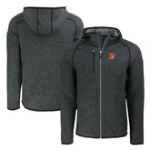 Cutter & Buck Throwback Mainsail Sweater-Knit Full-Zip Hoodie - Denver Broncos Hoodies