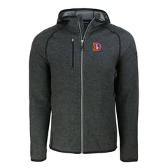 Cutter & Buck Throwback Mainsail Sweater-Knit Full-Zip Hoodie - Denver Broncos Hoodies