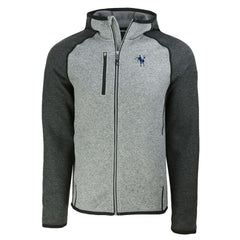 Cutter & Buck Throwback Mainsail Sweater-Knit Full-Zip Hoodie - Indianapolis Colts Hoodies