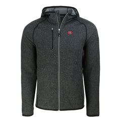 Cutter & Buck Throwback Mainsail Sweater-Knit Full-Zip Hoodie - San Francisco 49ers Hoodies