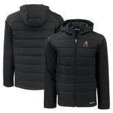 Cutter & Buck Throwback Evoke Hybrid Eco Softshell Recycled Full-Zip Hoodie Jacket - Cleveland Browns Hoodies