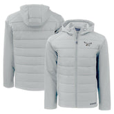 Cutter & Buck Throwback Evoke Hybrid Eco Softshell Recycled Full-Zip Hoodie Jacket - Philadelphia Eagles Hoodies