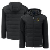 Cutter & Buck Throwback Evoke Hybrid Eco Softshell Recycled Full-Zip Hoodie Jacket - Pittsburgh Steelers Hoodies