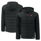 Cutter & Buck Throwback Evoke Hybrid Eco Softshell Recycled Full-Zip Hoodie Jacket - San Francisco 49ers Hoodies