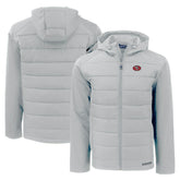 Cutter & Buck Throwback Evoke Hybrid Eco Softshell Recycled Full-Zip Hoodie Jacket - San Francisco 49ers Hoodies