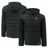 Cutter & Buck Throwback Evoke Hybrid Eco Softshell Recycled Full-Zip Hoodie Jacket - Tampa Bay Buccaneers Hoodies
