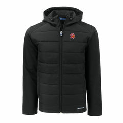 Cutter & Buck Throwback Evoke Hybrid Eco Softshell Recycled Full-Zip Hoodie Jacket - Tampa Bay Buccaneers Hoodies