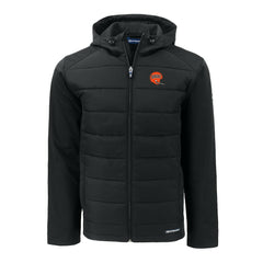 Cutter & Buck Throwback Big & Tall Evoke Hybrid Eco Softshell Recycled Full-Zip Jacket - Cincinnati Bengals Jackets