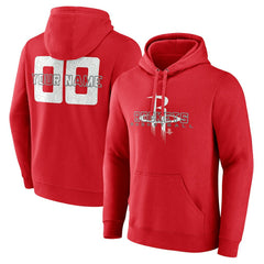 Houston Rockets Stellar Personalized Name & Number Pullover Hoodie