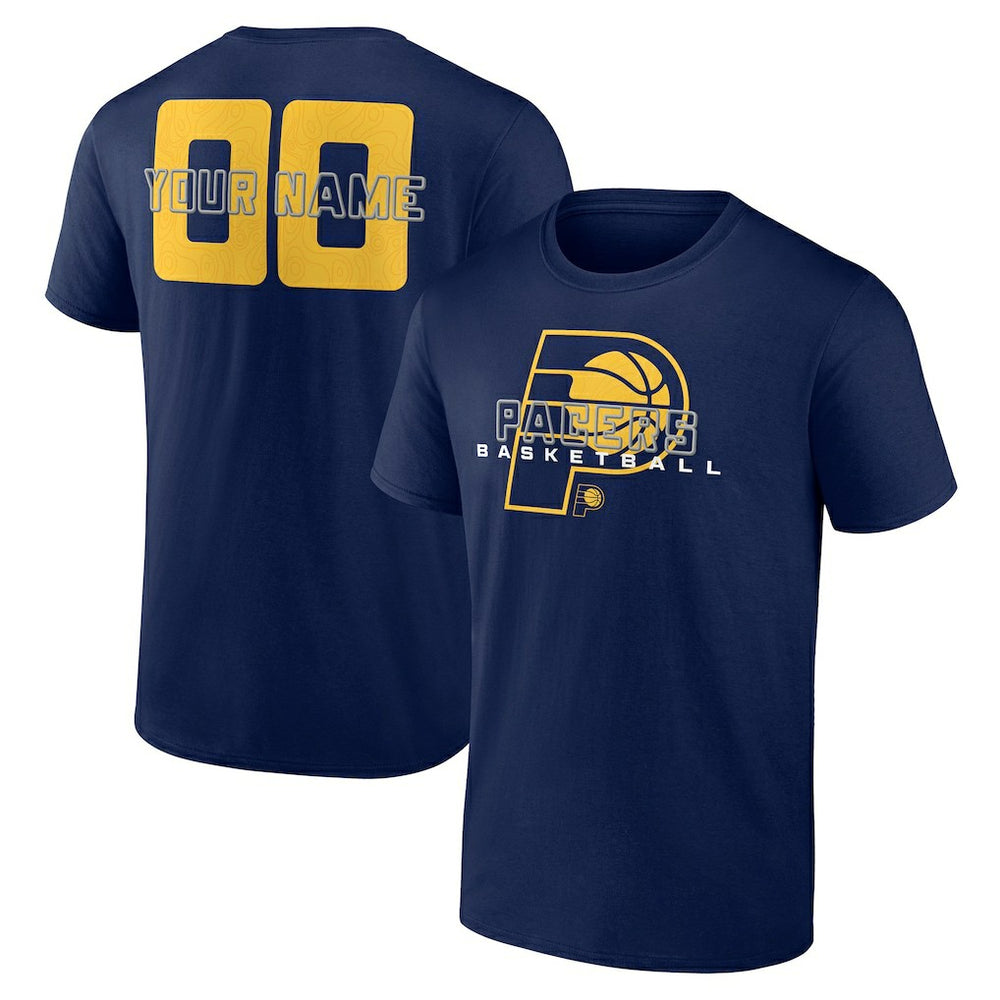 Indiana Pacers Stellar Personalized Name & Number T-Shirt
