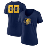 Indiana Pacers Women's Stellar Personalized Name & Number V-Neck T-Shirt