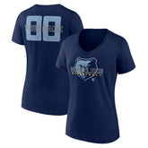 Memphis Grizzlies Women's Stellar Personalized Name & Number V-Neck T-Shirt