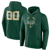 Milwaukee Bucks Stellar Personalized Name & Number Pullover Hoodie