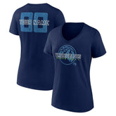 Minnesota Timberwolves Women's Stellar Personalized Name & Number V-Neck T-Shirt