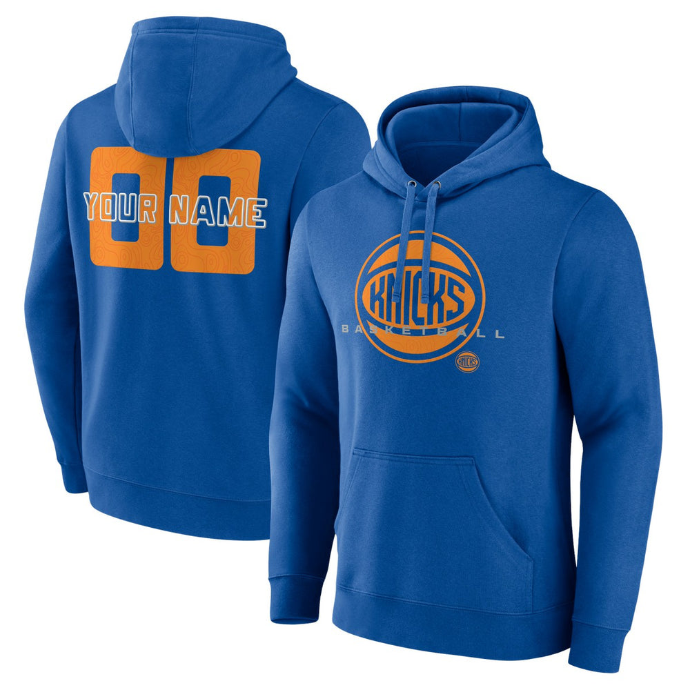 New York Knicks Stellar Personalized Name & Number Pullover Hoodie