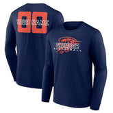 Oklahoma City Thunder Stellar Personalized Name & Number Long Sleeve T-Shirt