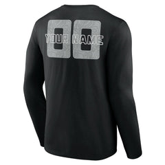 San Antonio Spurs Stellar Personalized Name & Number Long Sleeve T-Shirt