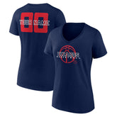 Washington Wizards Women's Stellar Personalized Name & Number V-Neck T-Shirt