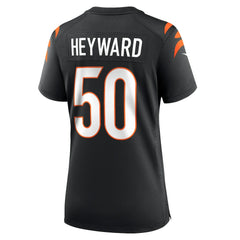 Shaka Heyward Women's Team Game Jersey - Cincinnati Bengals Jerseys