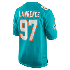 Rashard Lawrence Team Game Jersey - Miami Dolphins Jerseys