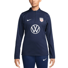 USMNT Women's 2024 Strike Drill Performance Quarter-Zip Pullover Top