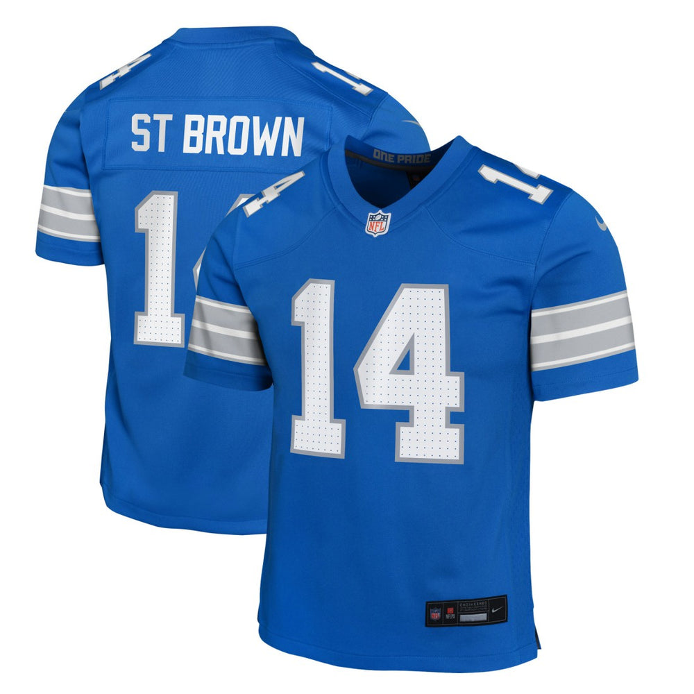 Amon-Ra St. Brown Youth Game Jersey - Detroit Lions Jerseys