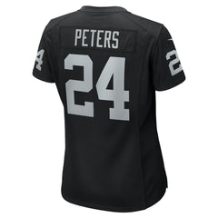 Marcus Peters Women's Team Game Jersey - Las Vegas Raiders Jerseys