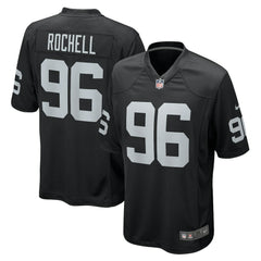 Isaac Rochell Team Game Jersey - Las Vegas Raiders Jerseys