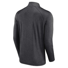 Black Chicago White Sox Profile Big & Tall Raglan Quarter-Zip Top