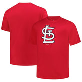 Navy St. Louis Cardinals Profile Big & Tall Primary Logo T-Shirt