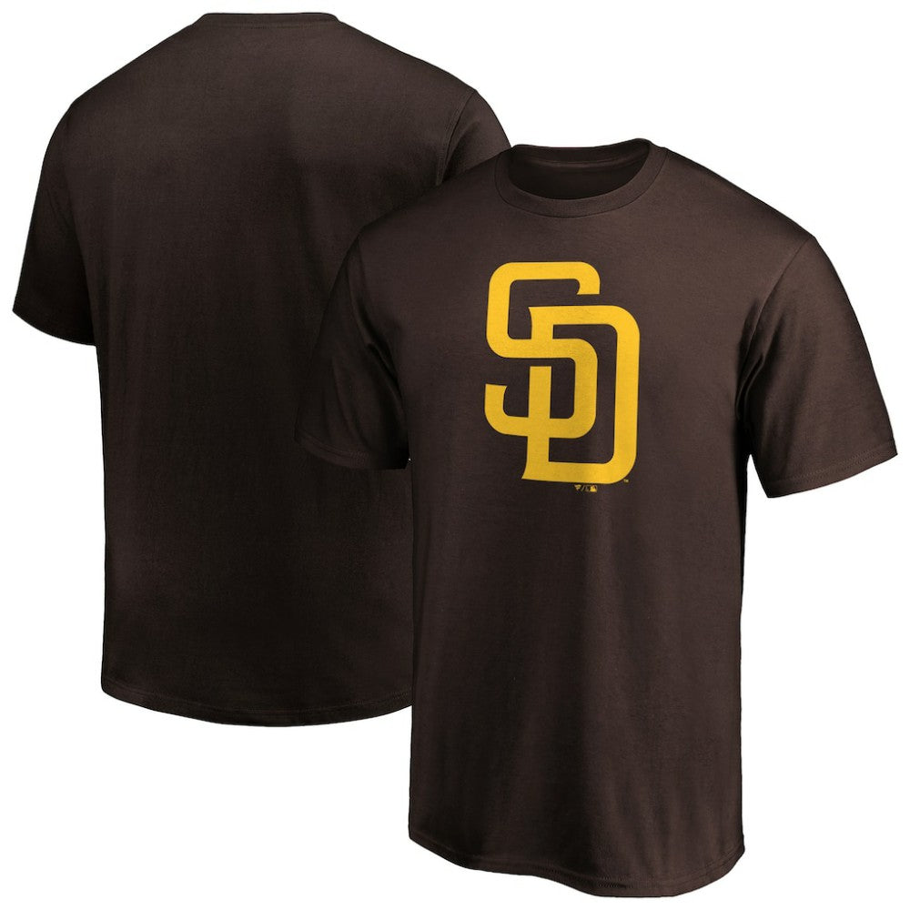 Brown San Diego Padres Profile Big & Tall Primary Logo T-Shirt