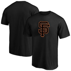 Heather Black San Francisco Giants Profile Big & Tall Weathered Logo T-Shirt