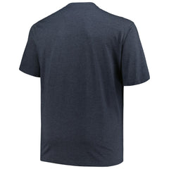 Heather Navy Minnesota Twins Profile Big & Tall Weathered Logo T-Shirt