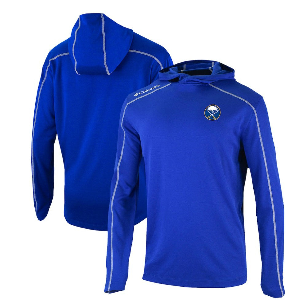 NHL Buffalo Sabres Columbia Omni-Wick Shotgun Long Sleeve Hoodie T-Shirt