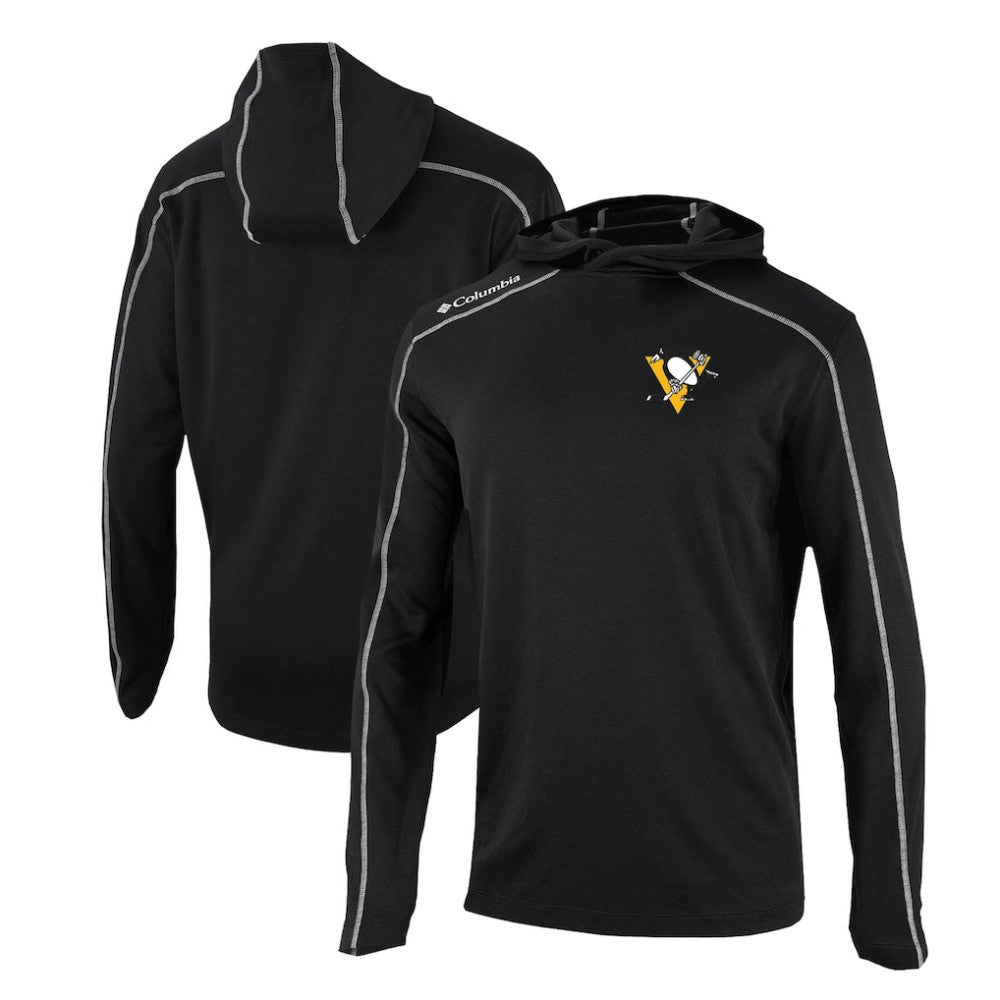 NHL Pittsburgh Penguins Columbia Omni-Wick Shotgun Long Sleeve Hoodie T-Shirt