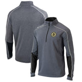 NHL Boston Bruins Columbia Omni-Wick Shotgun 2.0 Quarter-Zip Pullover Top