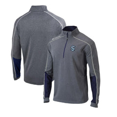 NHL Seattle Kraken Columbia Omni-Wick Shotgun 2.0 Quarter-Zip Pullover Top