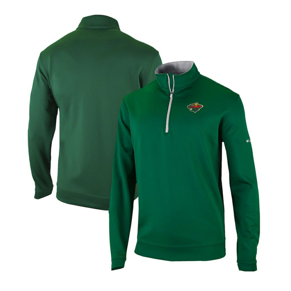 NHL Minnesota Wild Columbia Omni-Wick Wickhams Hills Half-Zip Pullover Top