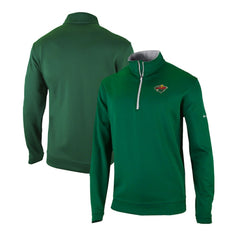 NHL Minnesota Wild Columbia Omni-Wick Wickhams Hills Half-Zip Pullover Top